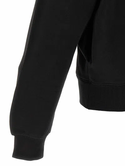 Jacquemus Le Hoodie Zip Gros Hooded Cotton Sweatshirt In Black