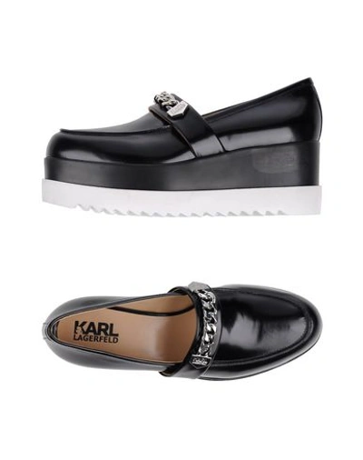 Karl Lagerfeld Loafers In ブラック
