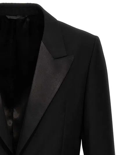 Givenchy Peack Lapel Blazer In Black