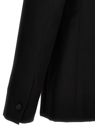 Givenchy Peack Lapel Blazer In Black