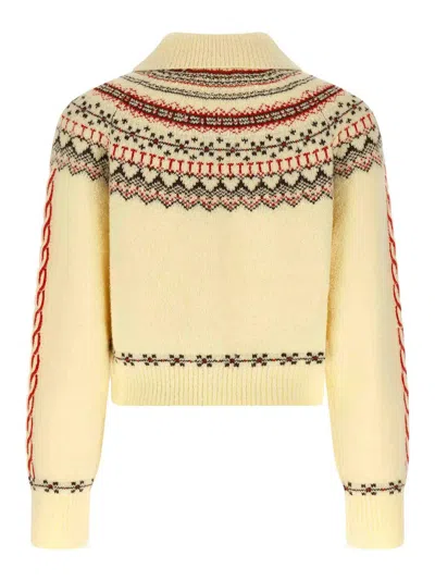 Guest In Residence Cloud Chalet Fair Isle Wool And Cashmere-blend Cardigan In Neutral