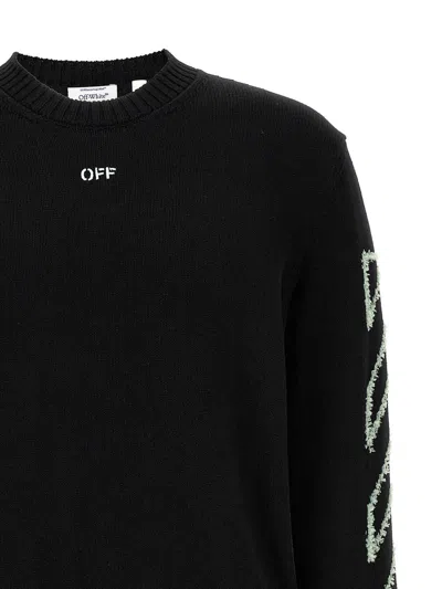 Off-white Sweater Men In Black