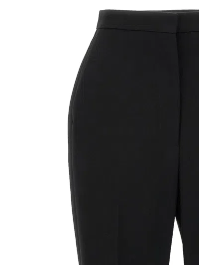 Givenchy Wool Trousers With High Waist And Wide Leg In Black