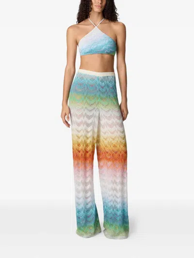 Missoni Cover-up Trousers In Shaded Lame Viscose In Multi