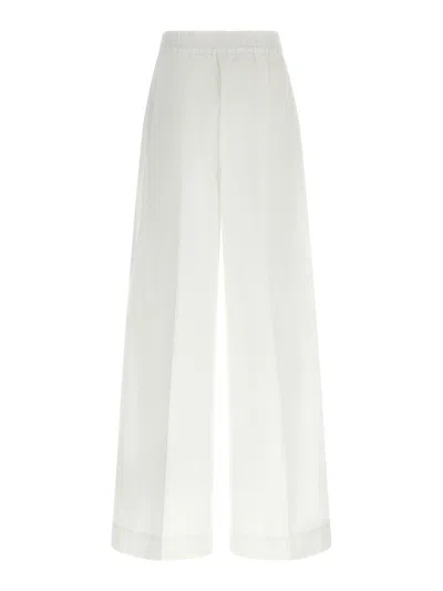 P.a.r.o.s.h Pleated Trousers In White