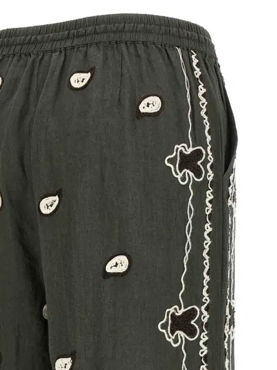 P.a.r.o.s.h Beach26 Pants Green In Green