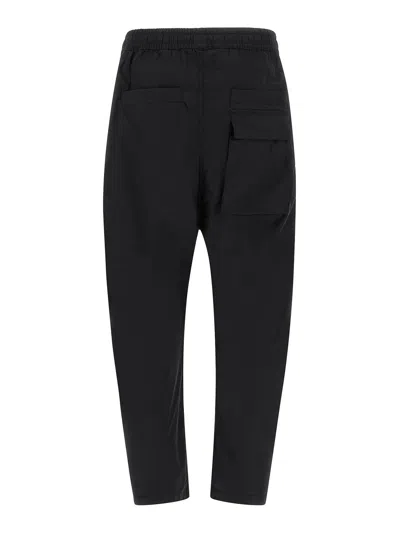 Thom Krom 34 Drawstring Low-crotch Pants In Black