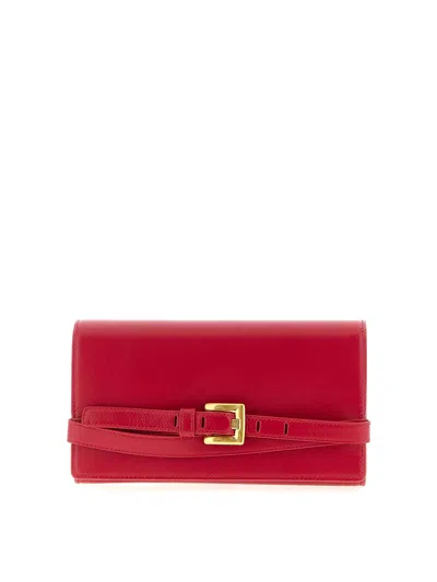 Balmain Fuchsia Shuffle Crossbody Bag In Multi