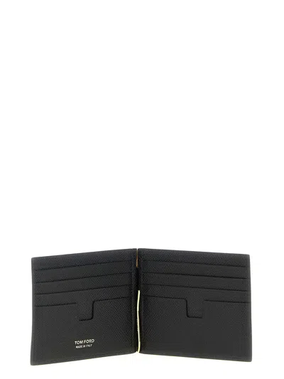 Tom Ford Small Grain Wallet In Black