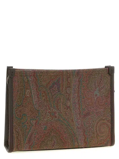 Etro Medium  Clutch Bag In Multi