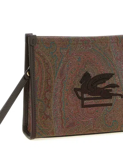 Etro Medium  Clutch Bag In Multi