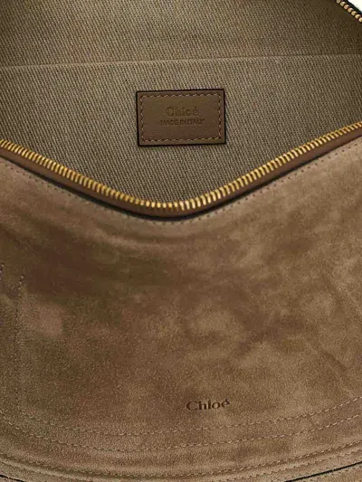 Chloé Small Shoulder Bag In Sand