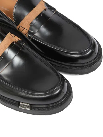 Maison Margiela Sophisticated Loafers For Men In Black