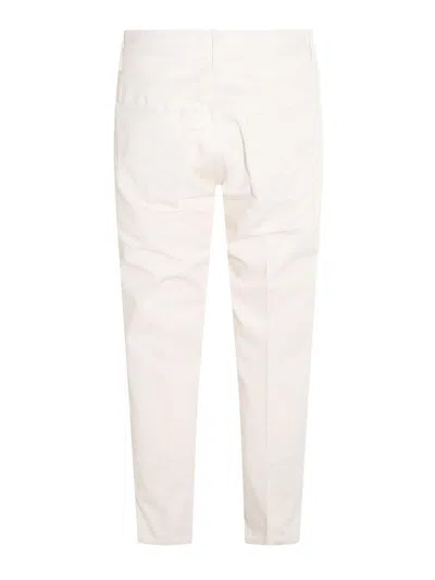 Lardini Button-fly Cotton Jeans In Sand