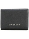 Givenchy Pandora Goat Leather Trifold Wallet In Black