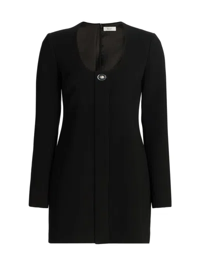 A.l.c . Elena Long Sleeve Minidress In Black
