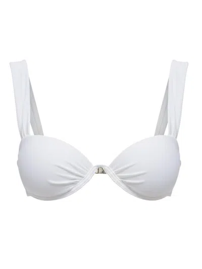 Simkhai Anniston Bikini Top In White