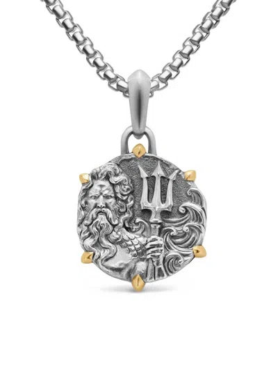 David Yurman Poseidon Amulet In Metallic