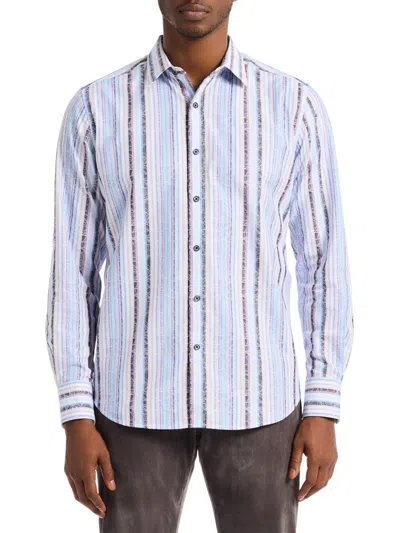 Robert Graham Drakeswood Stretch Cotton Button-up Shirt In Multi