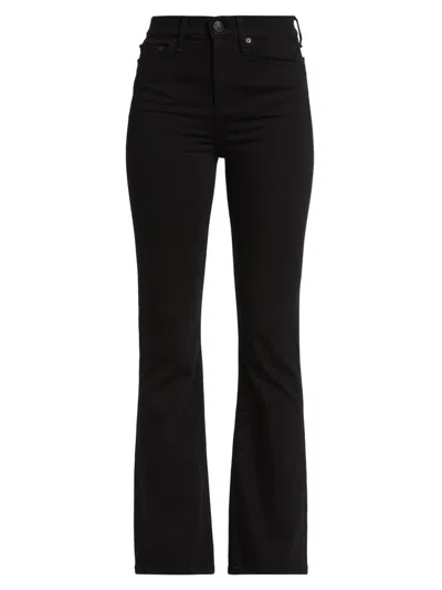 Rag & Bone Peyton Bootcut Jeans In Black
