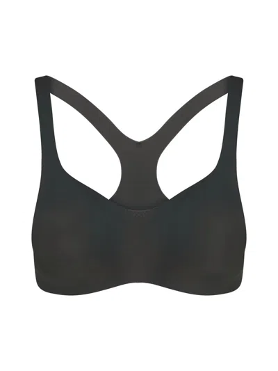 Commando Butter Soft-support Back-closure Bralette In Black