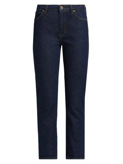 Frame Five-pocket Design Jeans In Blue