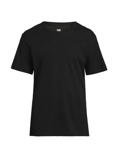 Paige Pima Cotton Sorden T-shirt In Black