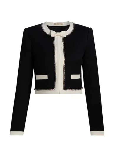 Loveshackfancy Ralphette Jacket In Black