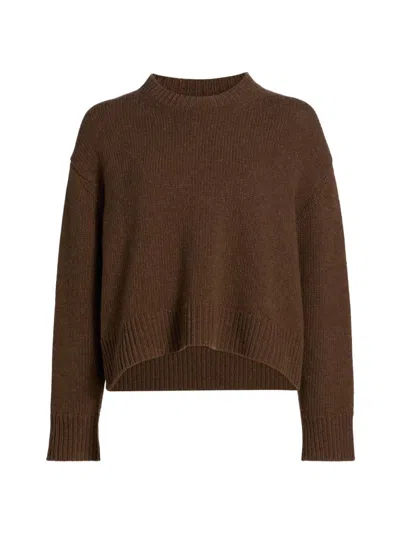 Nili Lotan Anisa Cashmere Sweater In Redwood Melange In Brown