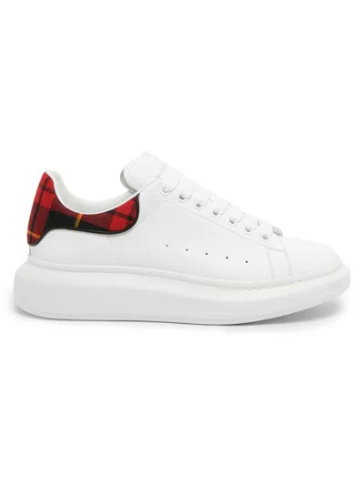 Alexander Mcqueen Oversized Leather Sneakers In White