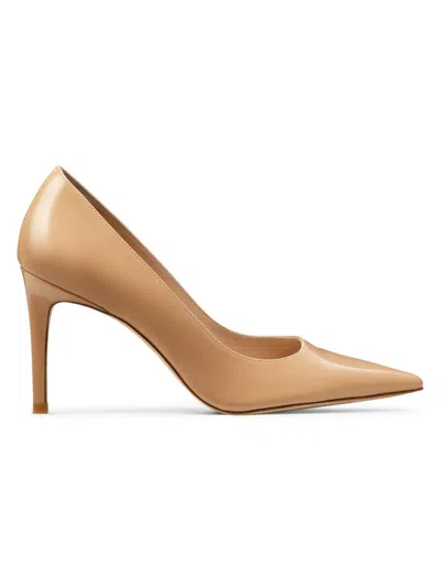 Stuart Weitzman Stuart Power 85 Leather Pumps In Multi