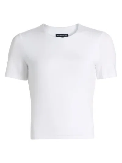 VERONICA XL ホワイト Tシャツ Veronica Beard Benedict Crewneck T-shirt In Animal Print | ModeSens