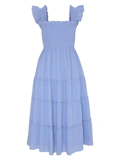 Hill House Home The Maternity Ellie Maxi Nap Dress Bluebird