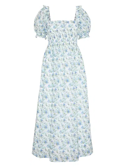 Hill House Home The Scarlett Midi Nap Dress In White