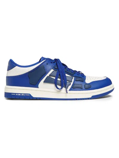 Amiri Perforated Detailing Lace-up Sneakers For Men In Blue