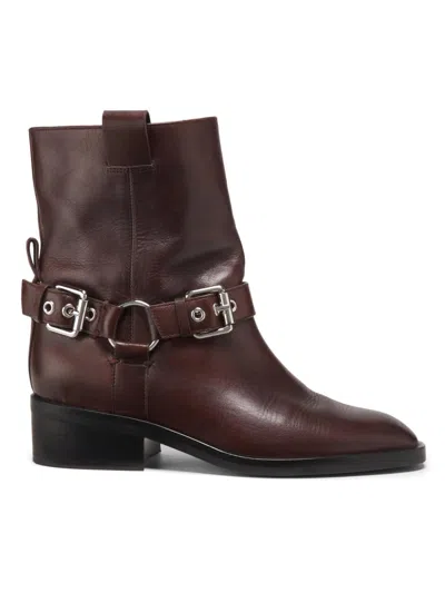3.1 Phillip Lim Alexa Moto Boots Espresso In Brown