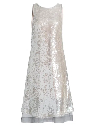 3.1 Phillip Lim Sequin-embellished Midi Dress In Gray