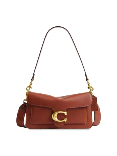 Coach Tabby Leather Shoulder Bag In Brown