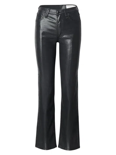 Rag & Bone Flared Jeans In Black