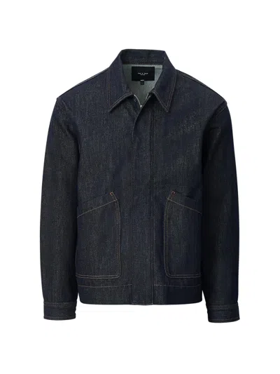 Rag & Bone Authentic Rigid Denim Hudson Jacket In Black