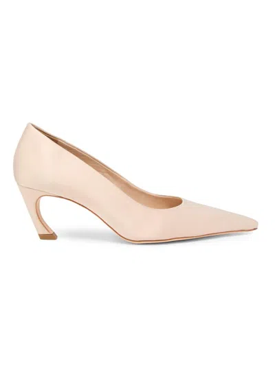 22élevé Women's 65mm Satin Pumps In Pink | ModeSens