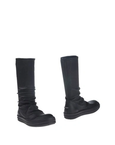 Rick Owens Boots In Black
