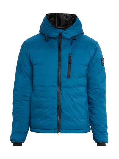 Canada Goose Piumino Lodge In Poliestere Ottanio Uomo In Blue