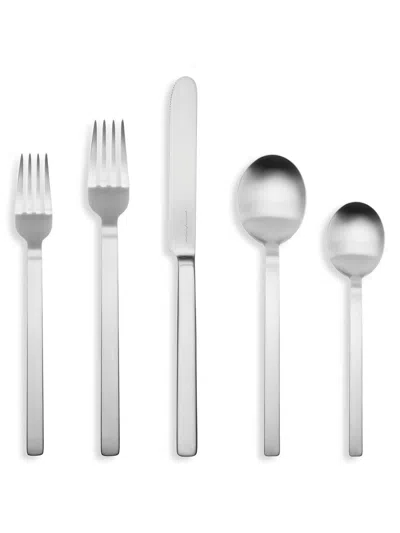Mepra Stile Ice 20-piece Flatware Set In Silver