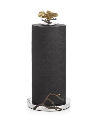 Michael Aram Butterfly Ginkgo Paper Towel Holder In Gray