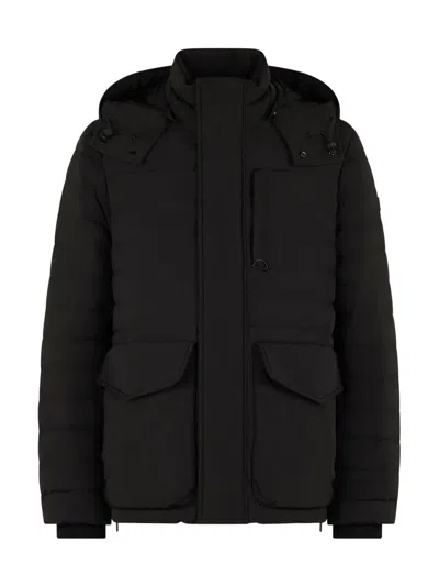 Moose Knuckles Greystone 3q Down Jacket In Black