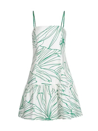 Marie Oliver Anita Drop-waist Mini Dress In Multi