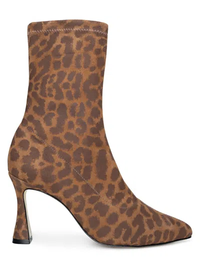 L'agence Severine Booties Leopard In Brown