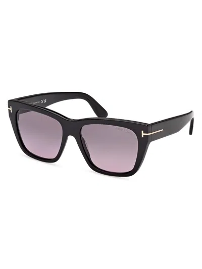 Tom Ford Flynn 55mm Gradient Butterfly Sunglasses In Purple