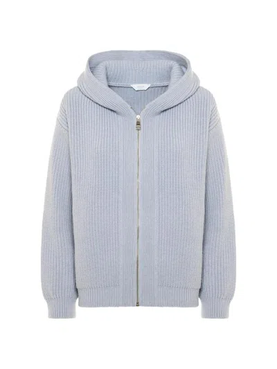 Malo Bomber Gemma In Luxury Cashmere In Gray